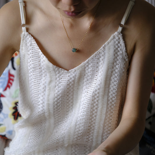 Forest Whisper Beaded Jade Necklace