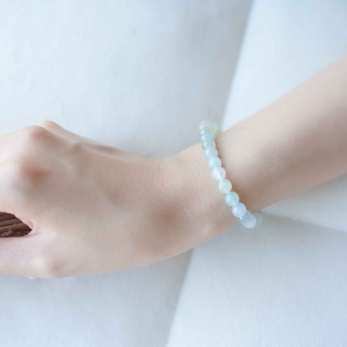 Wildflower Sky Multicolour Beaded Jade Bracelet