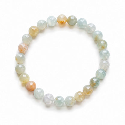 Snowdrop Multicolour Beaded Jade Bracelet
