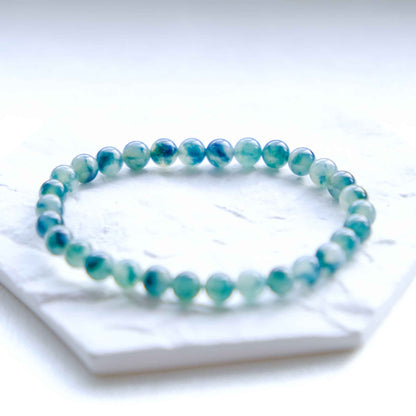 Ancient Grove Green Beaded Jade Bracelet