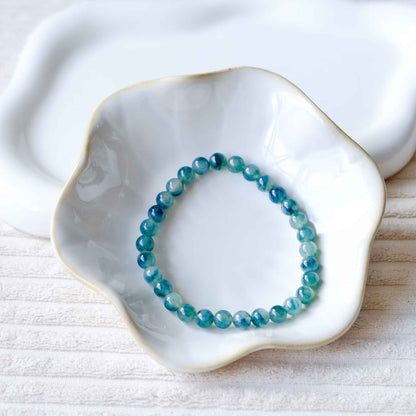 Ancient Grove Green Beaded Jade Bracelet