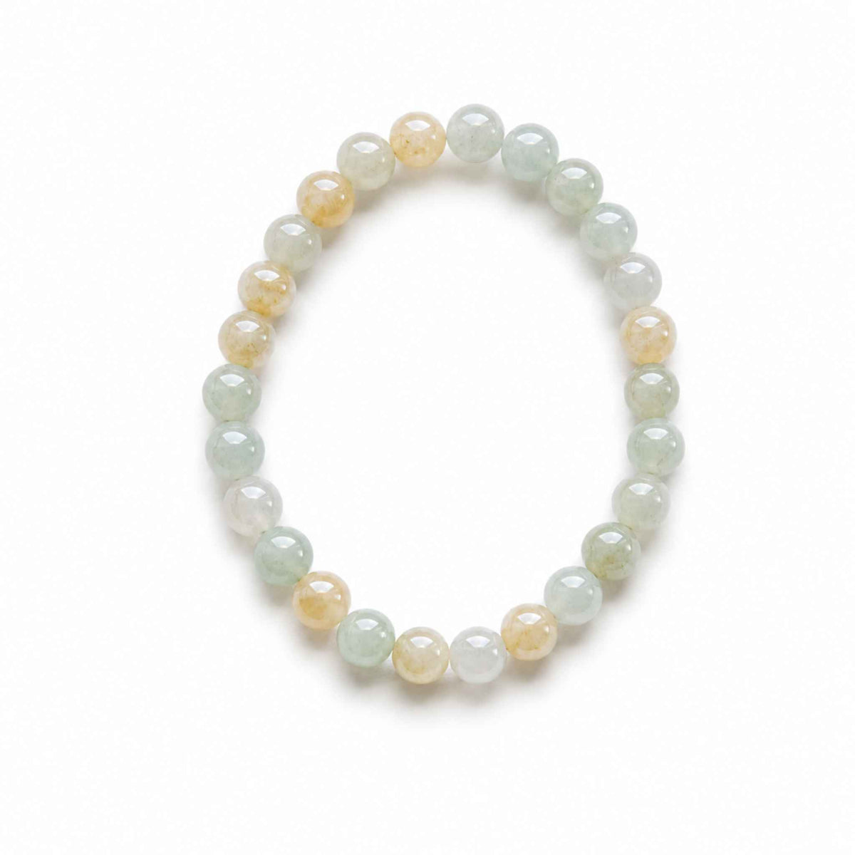 Honeydew Multicolour Beaded Jade Bracelet
