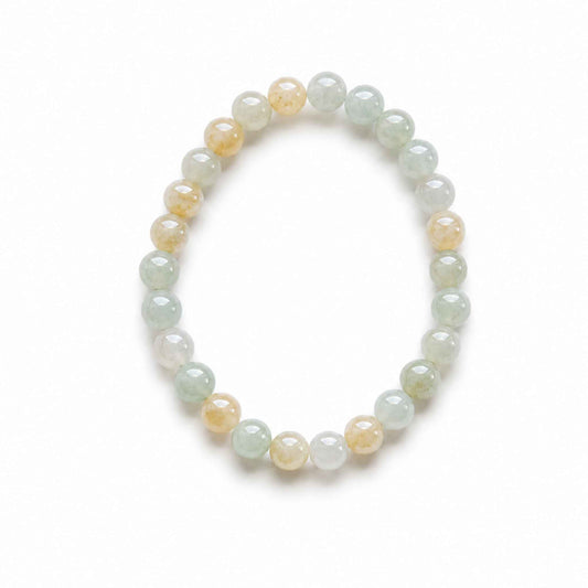 Honeydew Multicolour Beaded Jade Bracelet