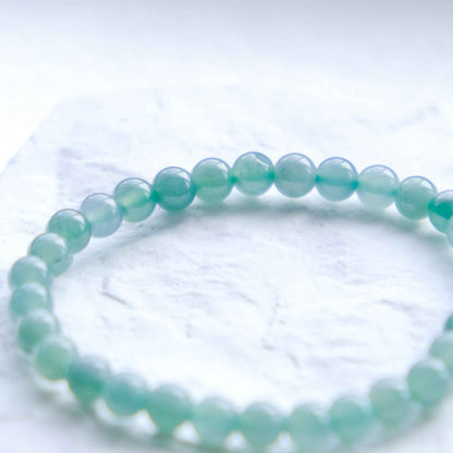 Forest Drift Green Beaded Jade Bracelet