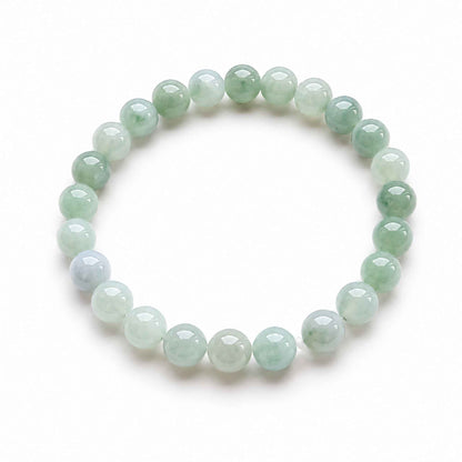 Mint Serenity Green Beaded Jade Bracelet