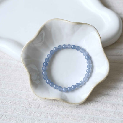 Lavender Haze Beaded Jade Bracelet