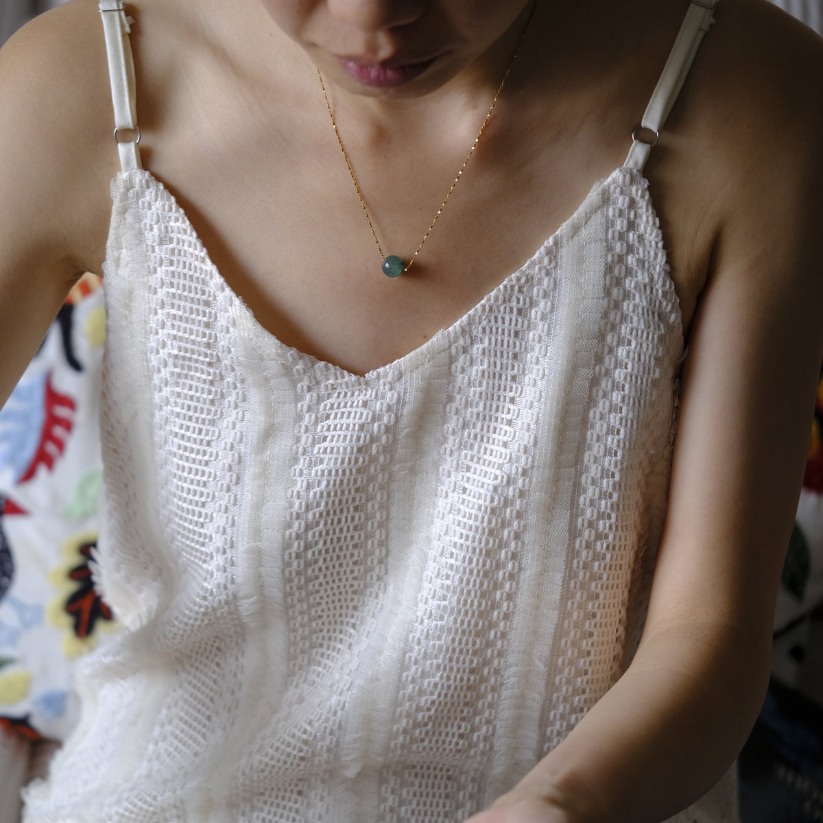 Forest Whisper Beaded Jade Necklace