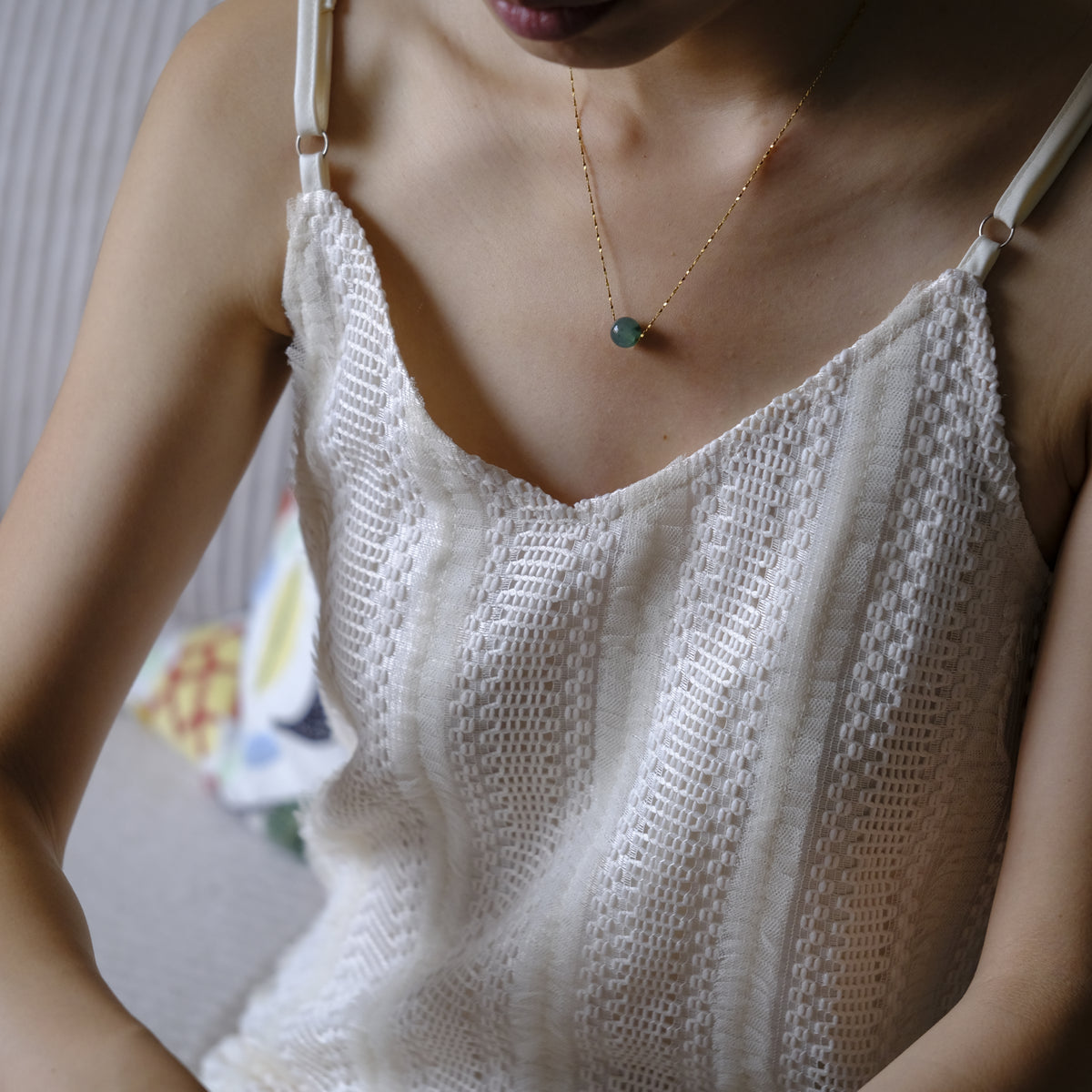 Forest Whisper Beaded Jade Necklace