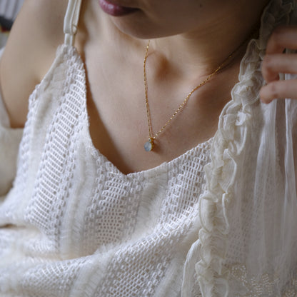 Quiet Tide Beaded Jade Necklace