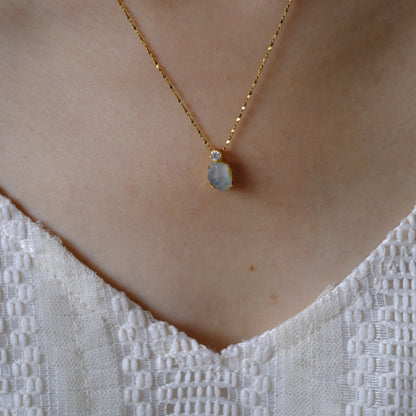 Quiet Tide Beaded Jade Necklace