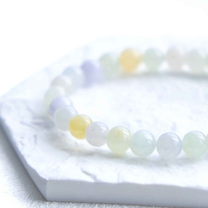 Garden Melody Multicolour Beaded Jade Bracelet
