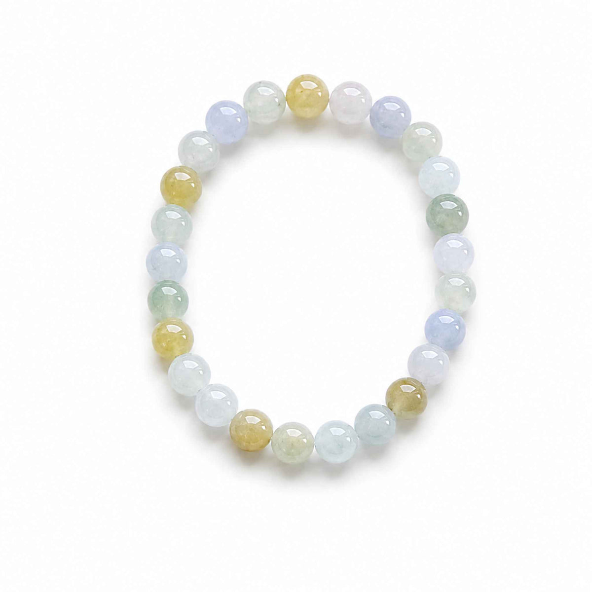 Garden Melody Multicolour Beaded Jade Bracelet