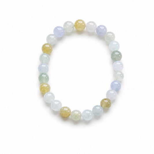 Garden Melody Multicolour Beaded Jade Bracelet