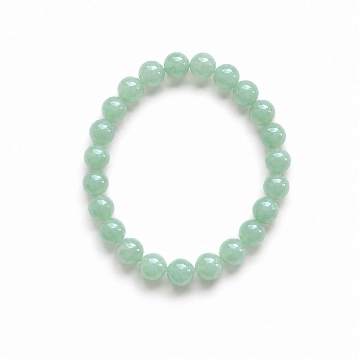 Spring Dew Green Beaded Jade Bracelet