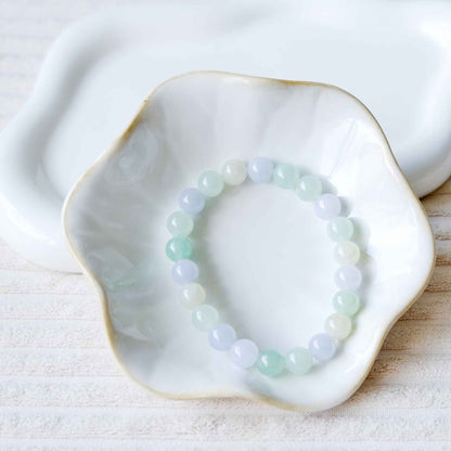 Spring Macaron Multicolour Beaded Jade Bracelet