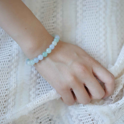 Spring Macaron Multicolour Beaded Jade Bracelet