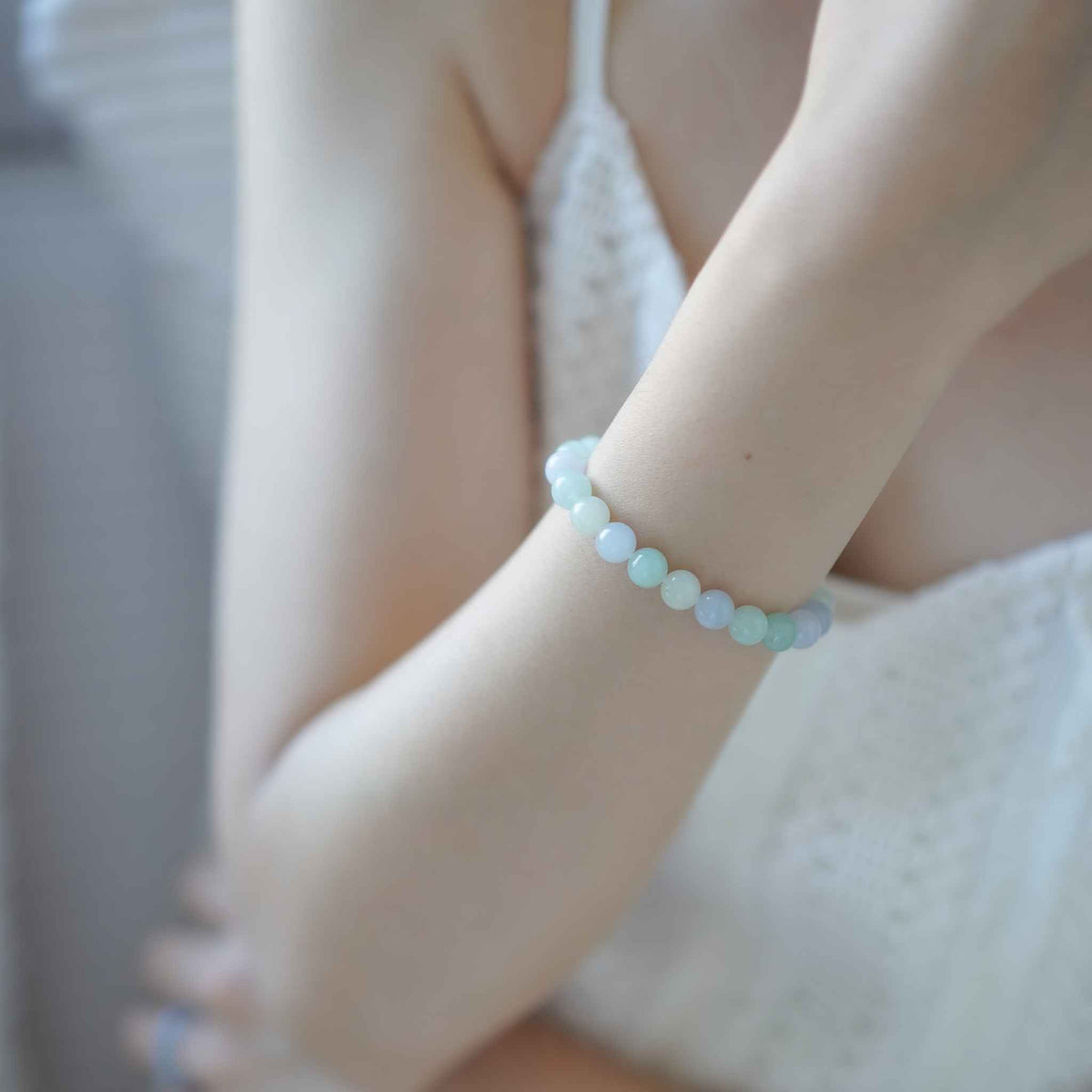 Spring Macaron Multicolour Beaded Jade Bracelet