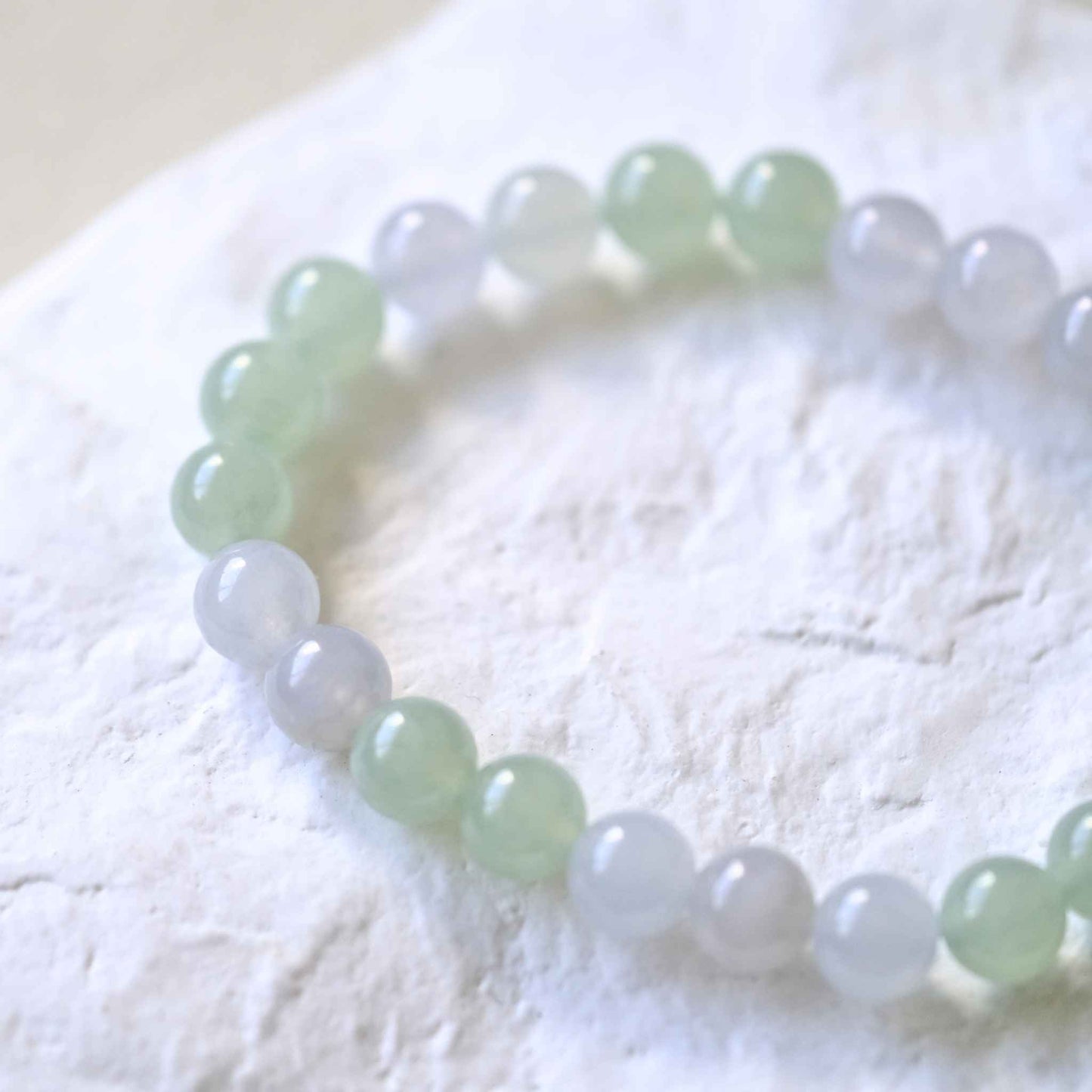 Whispering Sage Multicolour Beaded Jade Bracelet