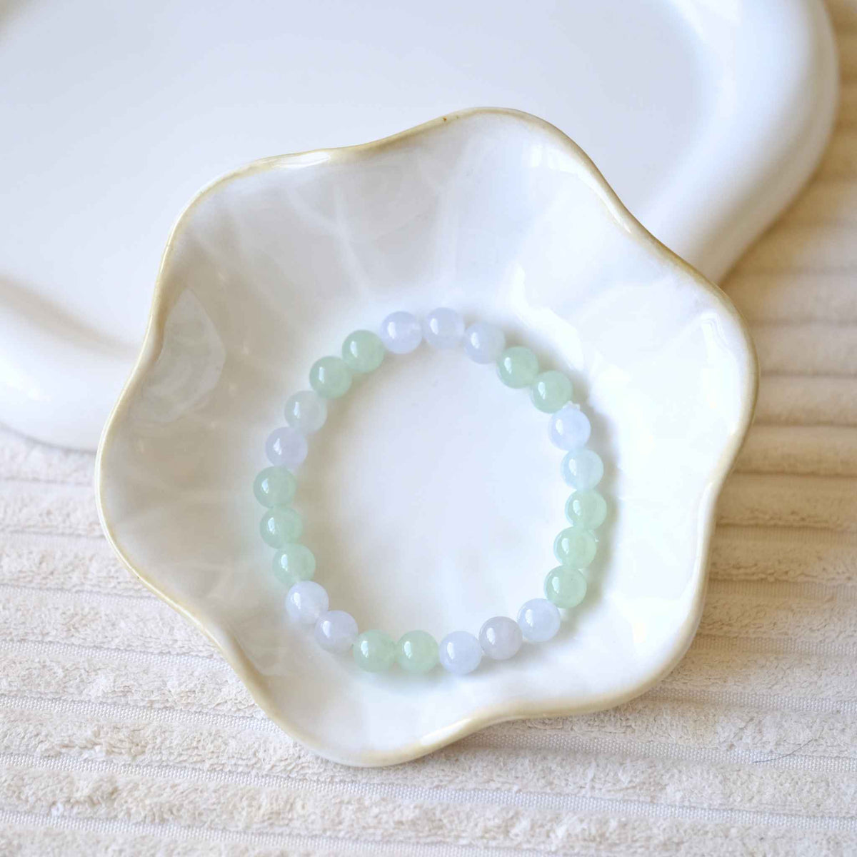 Whispering Sage Multicolour Beaded Jade Bracelet
