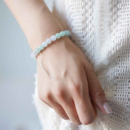Whispering Sage Multicolour Beaded Jade Bracelet